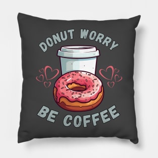 Coffee & Donut Dreams Pillow