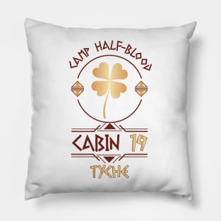 Cabin #19 in Camp Half Blood, Child of Tyche  – Percy Jackson inspired design Pillow