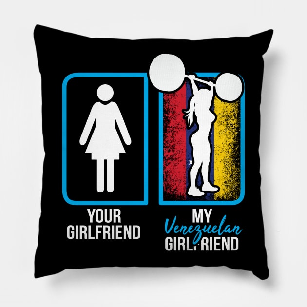 venezuelan girlfriend Pillow by ThyShirtProject - Affiliate