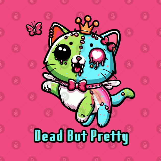 Dead But Pretty Kitty by KilkennyCat Art