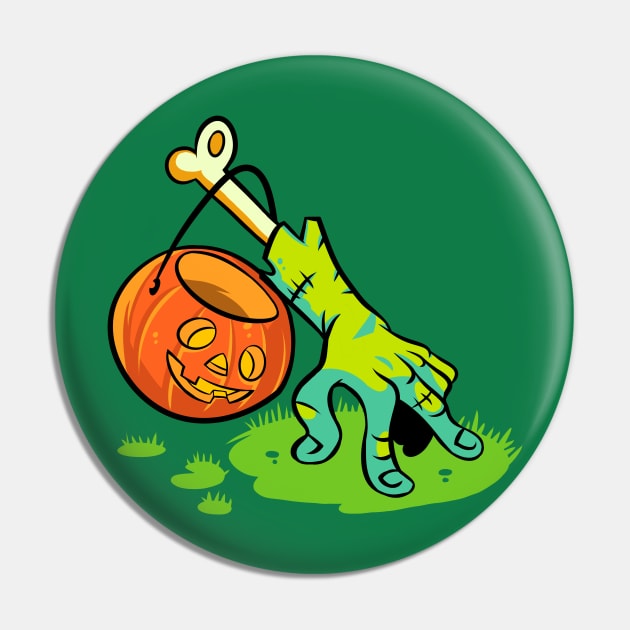 Halloween-Hand Pin by demonigote