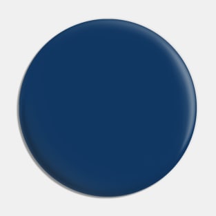 Solid Navy Dark Blue Monochrome Minimal Design Pin