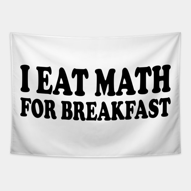 i eat math for breakfast Tapestry by mdr design