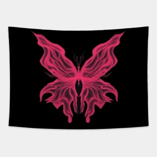 Butterfly Red Velvet Tapestry