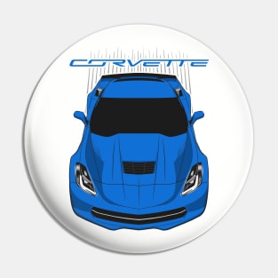 Corvette C7 - Blue Pin