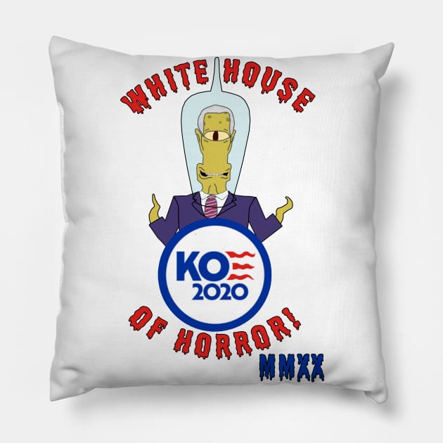 White House of Horror 2020 Kodos Pillow by Kaiju-Ro
