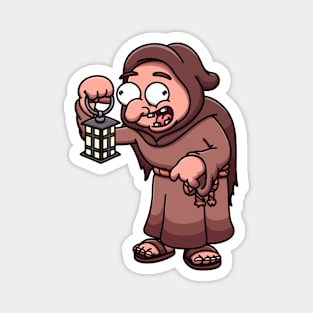 Crazy Monk Magnet