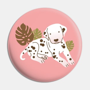 Dalmatian and plants Pin