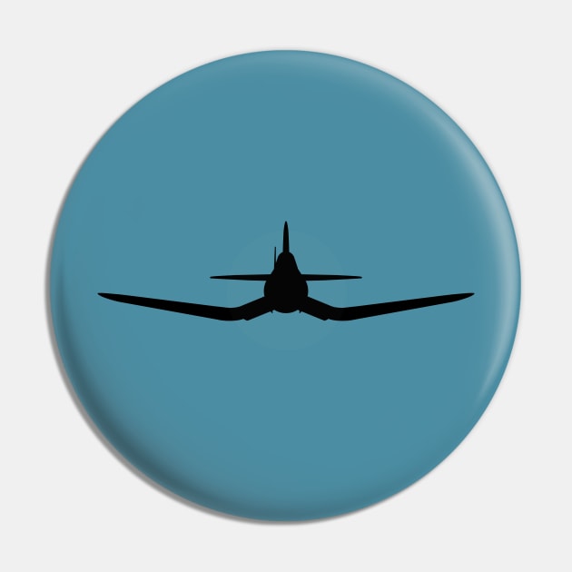 Vought F4U Corsair - Classic Fighter Plane Pin by Vidision Avgeek