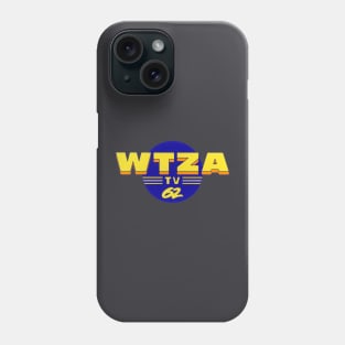 WTZA TV 62 (logo only) old Hudson Valley Television station Phone Case