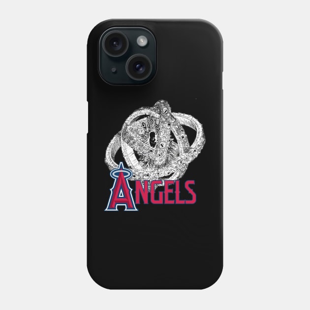 Biblically Accurate Angels of Anaheim Phone Case by DjMattyD