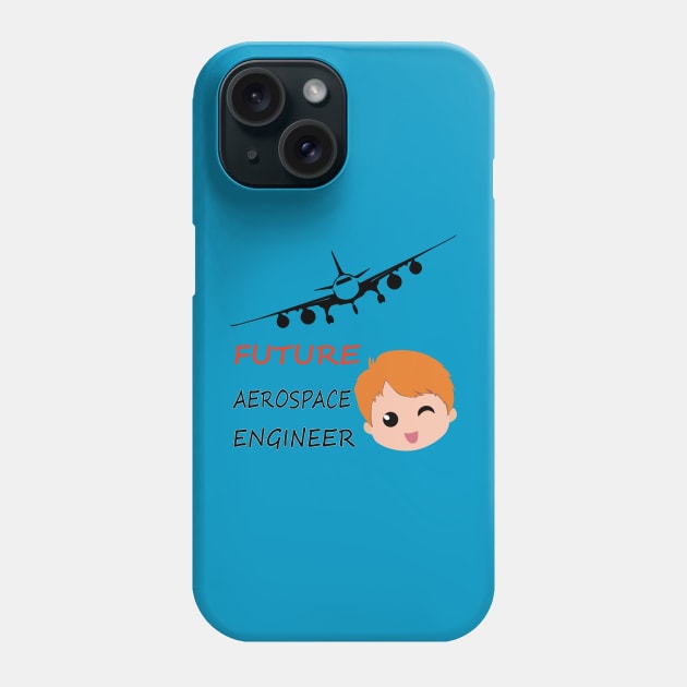 Future aerospace engineer kids design Phone Case by PrisDesign99