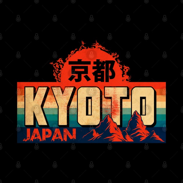 Kyoto Vintage Japan by CTShirts