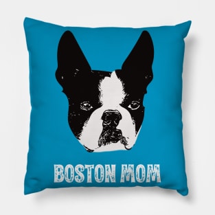 Boston Mom Boston Terrier Design Pillow