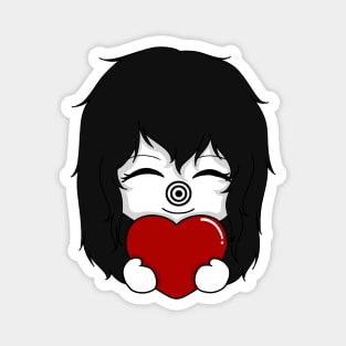 laughing jill valentine chibi Magnet