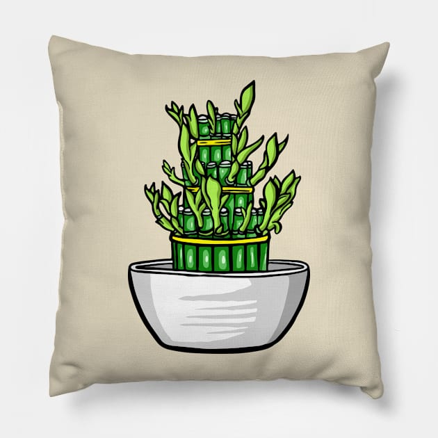 Succulent Illustration 5 T-Shirt Pillow by yudabento