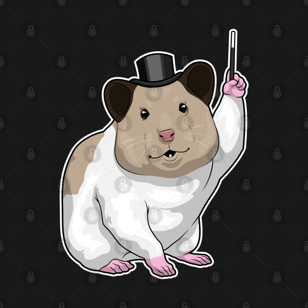 Hamster Magician Magic wand by Markus Schnabel