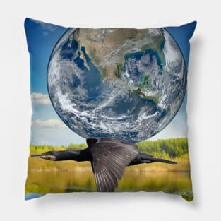 The power animal - cormorant Pillow