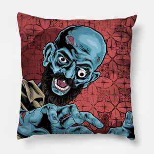 caugh zombie Pillow