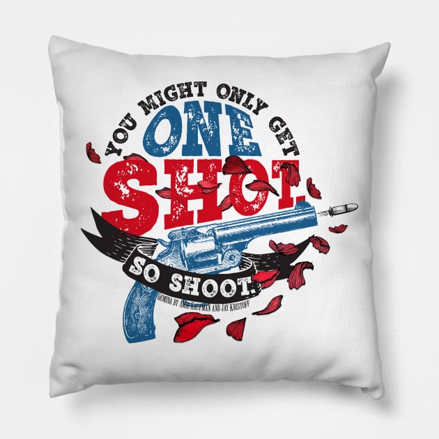 Gemina - One Shot Pillow by eviebookish