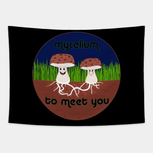 Mycelium to Meet You Small Tapestry