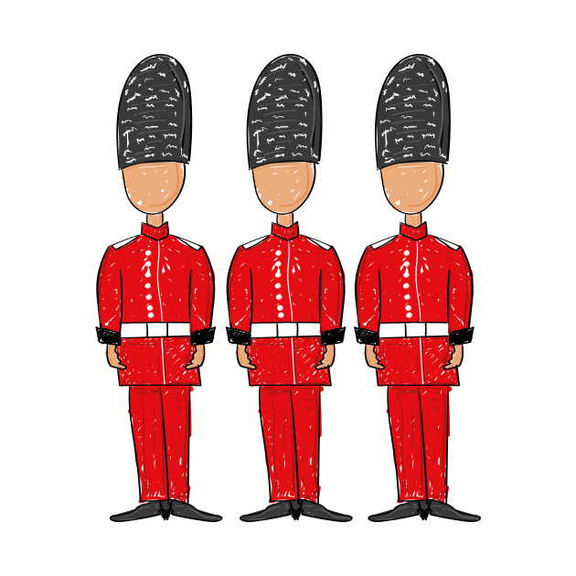 Britain Soldier Queen Guard UK by dconciente