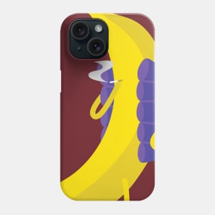 smoking banana Phone Case