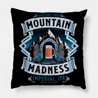 Mountain Madness - Vintage Distressed Horror - Lovecraft Beer Pillow