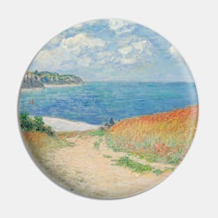 Path in the Wheat Fields at Pourville by Claude Monet Pin