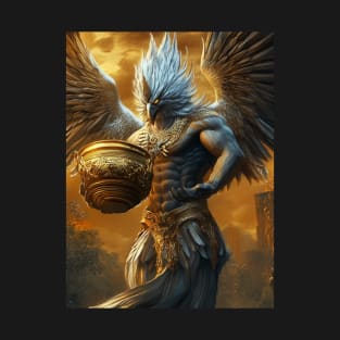 Garuda holding Amrita T-Shirt