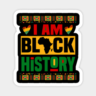 I Am Black History Magnet