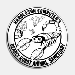 Haroldson Computer's Deadly Robot Animal Sanctuary Pin