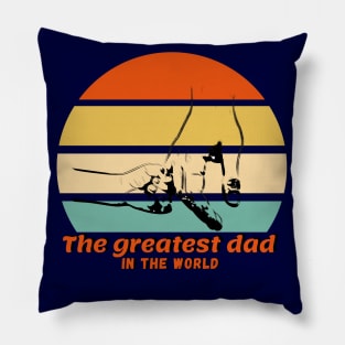 The greatest dad in the world Pillow