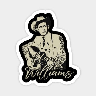 hank williams #1 Magnet