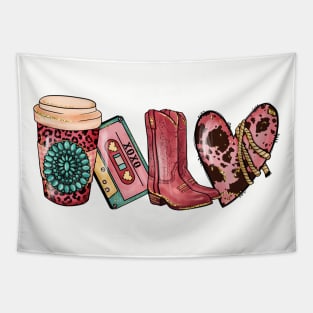 Country Valentine's Day Design Tapestry