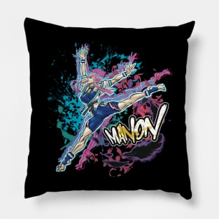 Ballet Fighter Pillow