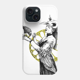 Witch with CROW Phone Case