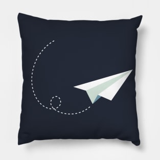 Adventure Paper Plane Pillow