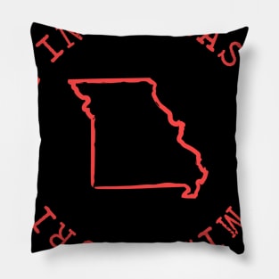 Made in Missouri T-Shirt Pillow