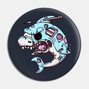 Zombie Shark Pin