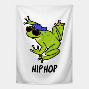 Hip Hop Cute Frog Pun Tapestry