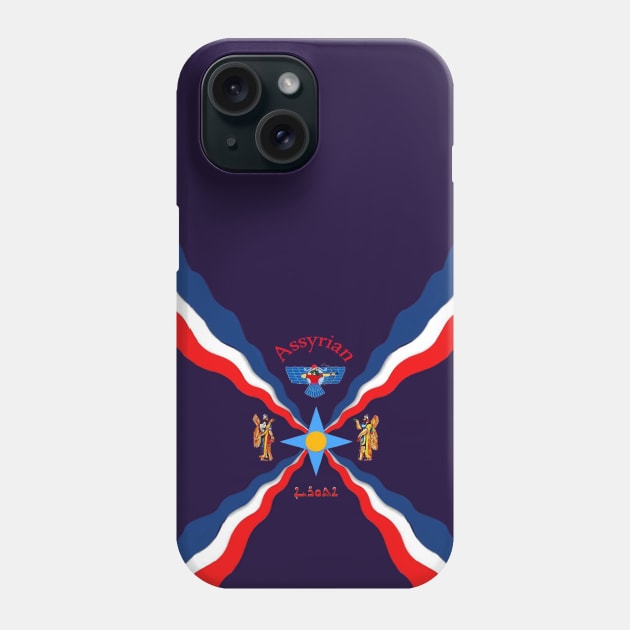 ASSYRIAN Flag & Symbols Phone Case by doniainart