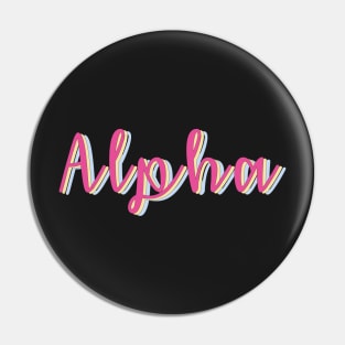 Alpha Pin