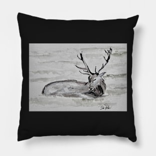 The Bradgate Deer Resting Pillow