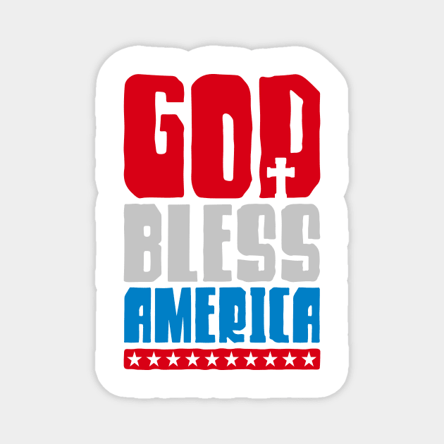 God Bless America Magnet by Ombre Dreams