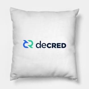 Decred Logo + Name Pillow