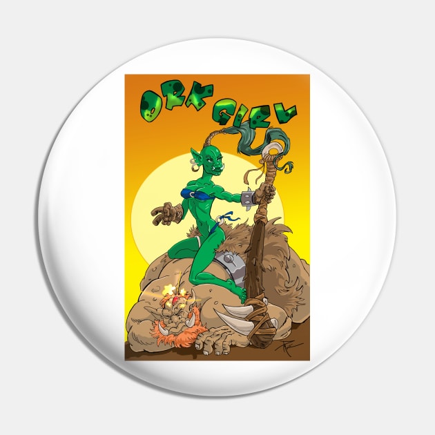 ORK GIRL smack the OGRE! Pin by Dragonbrush