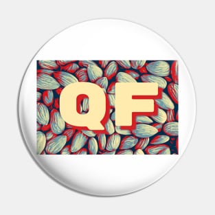 QF Almonds Logo two-tone Pin