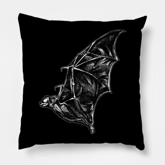 Leather Wings Pillow by RadRecorder