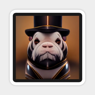 pug in a suit 03 Magnet